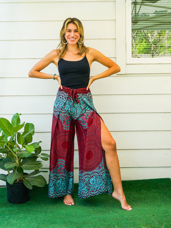 Wrap Pants,boho Pants,beach Pants,hippie Pants,vacation Pants,open