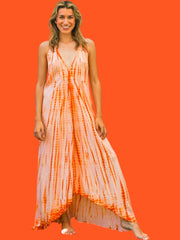 Sunset Glow Tie Dye Maxi Dress