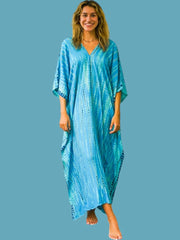 S4106- Shibori Tie Dye Kaftan