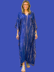 S9203- Shibori Tie Dye Kaftan