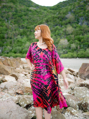 Pink Hippie Soul Hand Dyed Hippie Dress