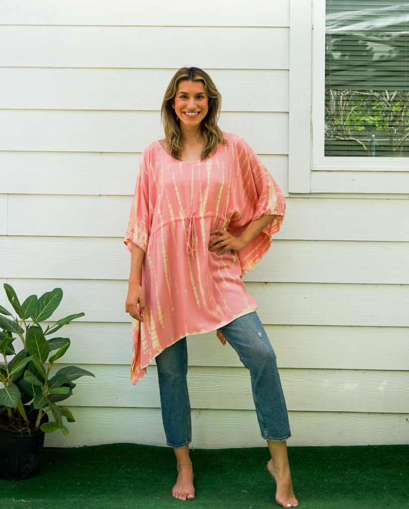 Peach Sunset Hand Dyed Tunic