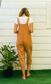 Organic Cotton Jumpsuit Pants with Pockets