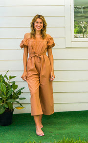 Organic Cotton Jumpsuit Pants with Pockets