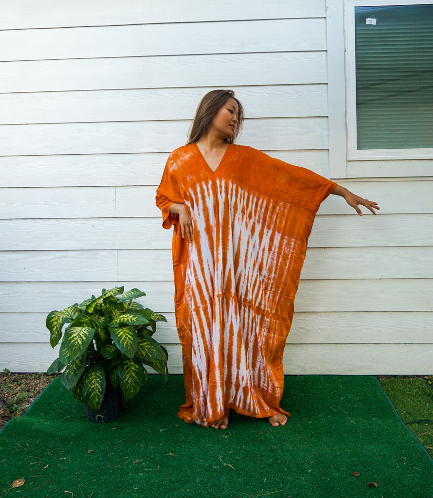 K1520- Hand Dyed Kaftan Dress