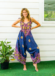 Blue Elephant Mandala Jumpsuit