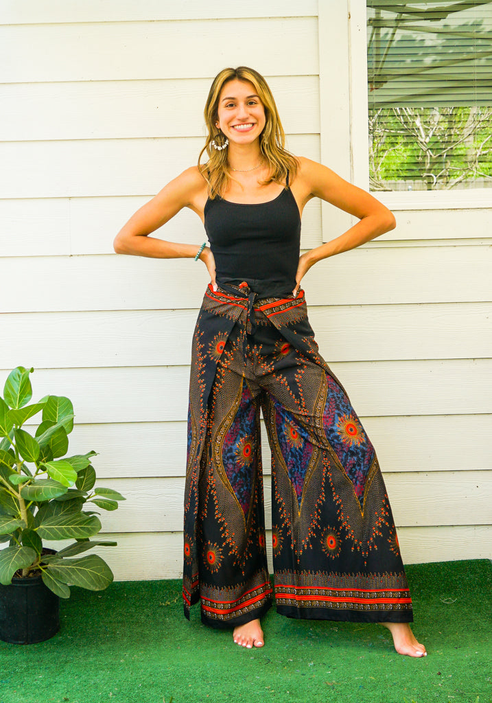 Golden Peacock Wide Leg Pants Golden Peacock Wide Leg Pants