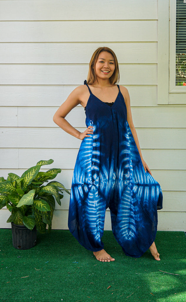 Indigo Waves Jumpsuit