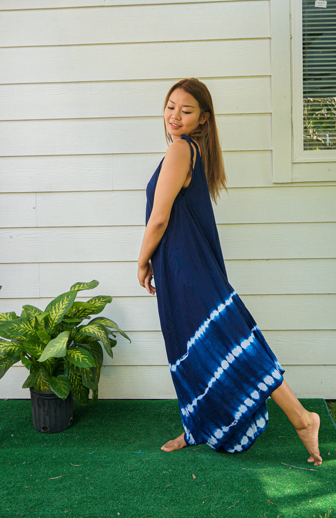 Indigo Shibori Jumpsuit