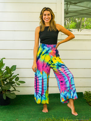 P2861- Hand Dyed Palazzo Pants