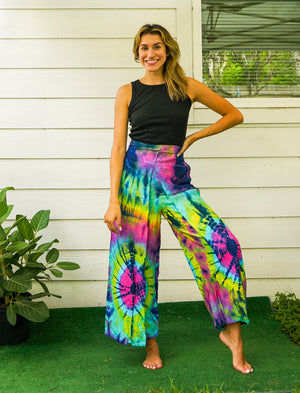 P2862- Hand Dyed Palazzo Pants