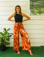 Shibori Hand Dyed Palazzo Wrap Pants