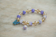 Blue Serenity Butterfly Bracelet