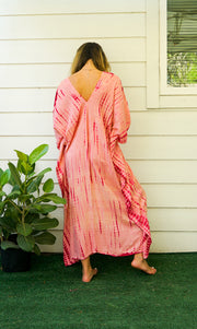 S3558- Shibori Tie Dye Kaftan