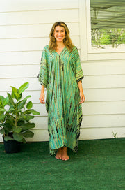 S3589- Shibori Tie Dye Kaftan