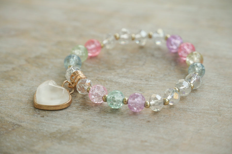 Pastel Dreams Heart Bracelet