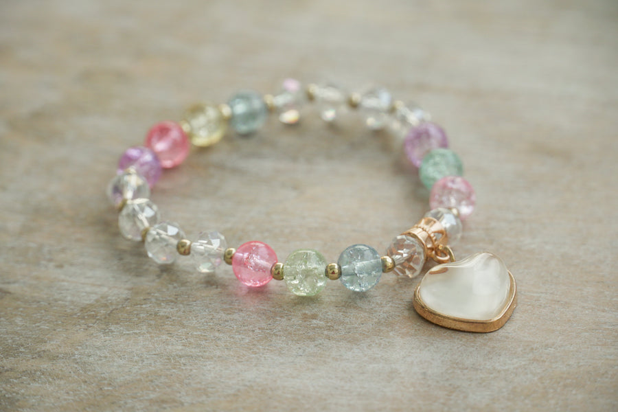 Pastel Dreams Heart Bracelet