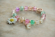 Pastel Bloom Daisy Bracelet