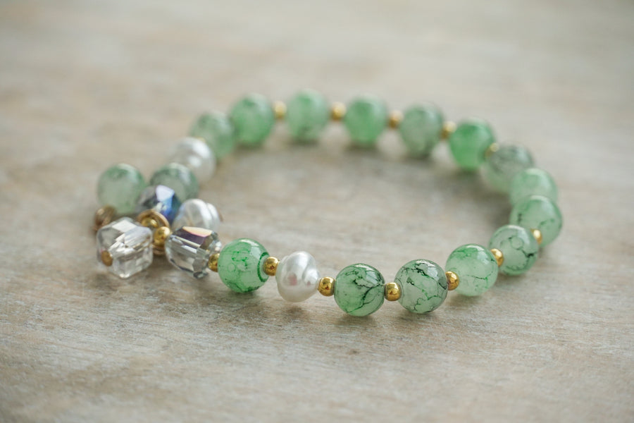 Jade Harmony Crystal Bracelet