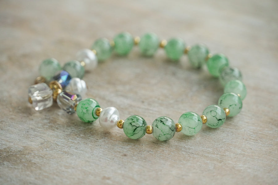 Jade Harmony Crystal Bracelet