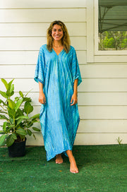 S4106- Shibori Tie Dye Kaftan