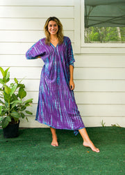 S4131- Shibori Tie Dye Kaftan