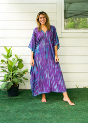 S4131- Shibori Tie Dye Kaftan