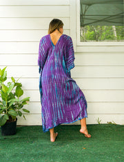 S4131- Shibori Tie Dye Kaftan