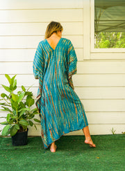 S4135- Shibori Tie Dye Kaftan