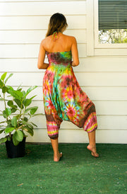 H5547- Hand Dyed Harem Jumpsuit