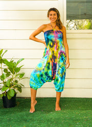 H5570- Hand Dyed Harem Jumpsuit