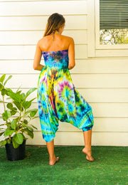 H5570- Hand Dyed Harem Jumpsuit