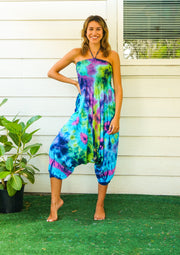 H5599- Hand Dyed Harem Jumpsuit