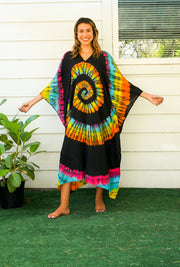 K5653- Hippie Tie Dye Kaftan