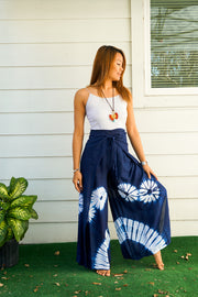 Deep Sea Drift Palazzo Wrap Pants