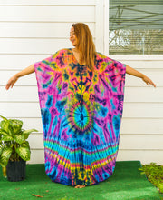 P6081- Hand Dyed Kaftan Poncho Dress