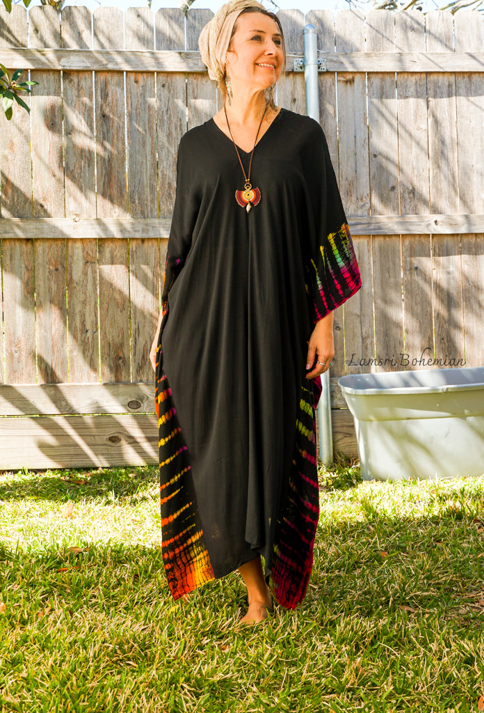 K0392- Hand Dyed Kaftan Dress