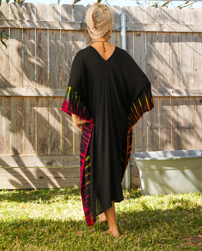 K0392- Hand Dyed Kaftan Dress