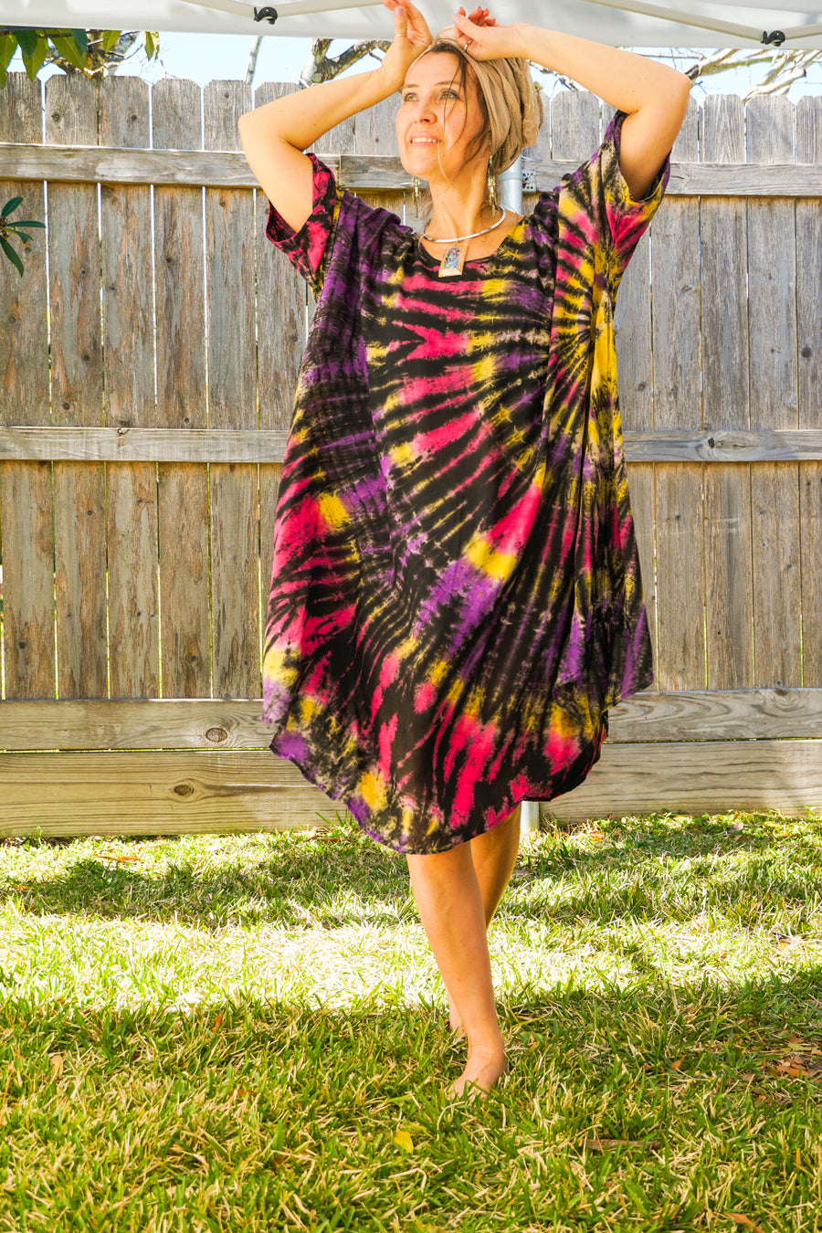 Hippie Vibe Hand Dyed Hippie Dress