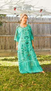 Turquoise Earth Harmony Kaftan