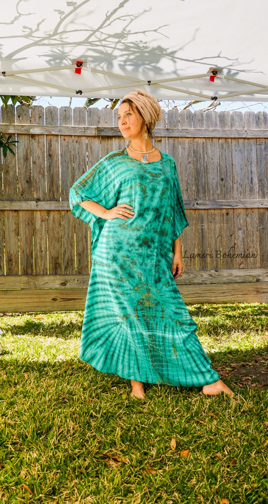 Turquoise Earth Harmony Kaftan