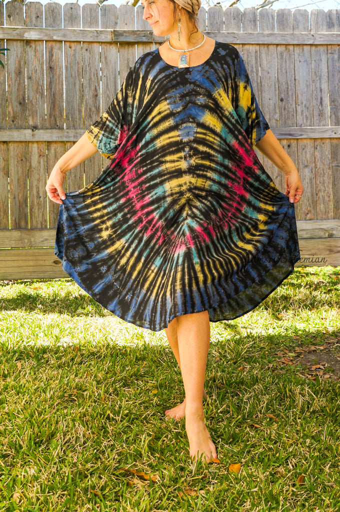 Hippie Heart Hand Dyed Hippie Dress