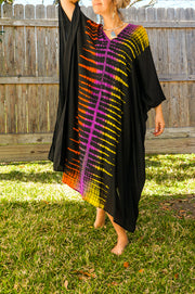 K0407- Hand Dyed Kaftan Dress