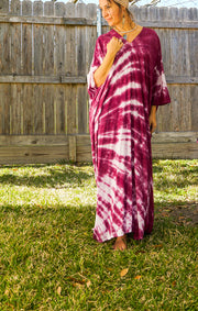 Half Swirl Tie Dye Kaftan