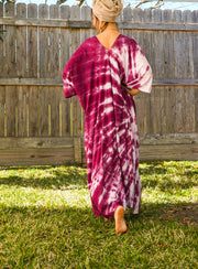 Half Swirl Tie Dye Kaftan