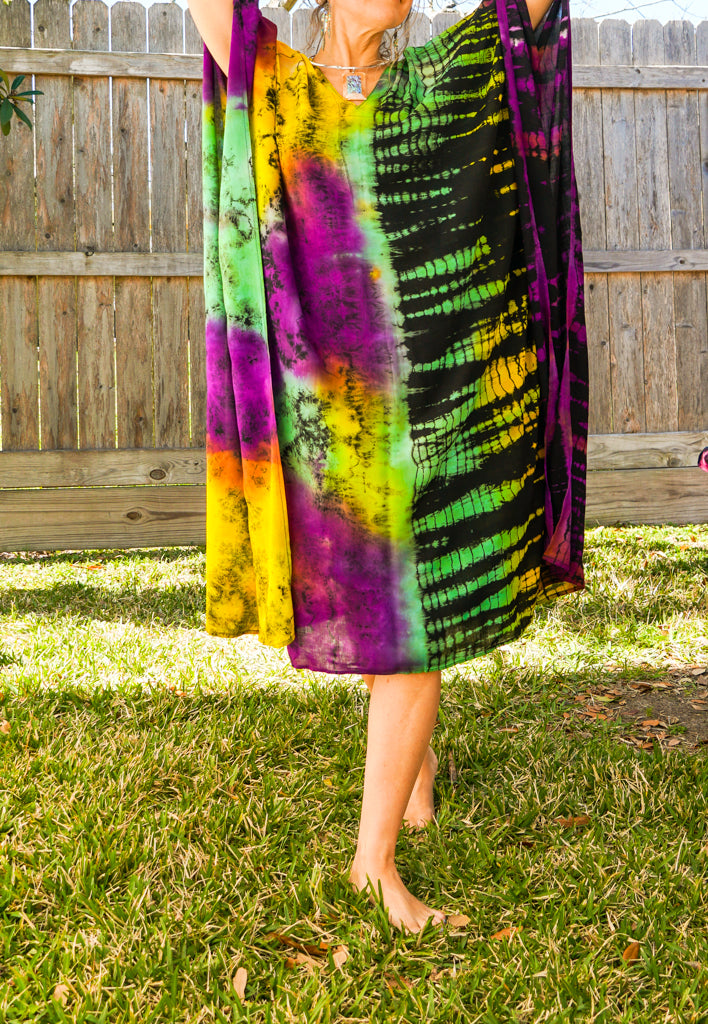 K0357- Hand Dyed Kaftan Dress