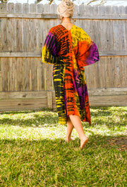 K0364- Hand Dyed Kaftan Dress