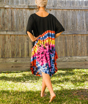 Lovely Hippie Splash Hand Dyed Hippie Dress