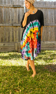 Hippie Gypsy Hand Dyed Hippie Dress