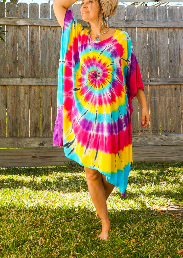 Swirl Hand Dyed Kaftan